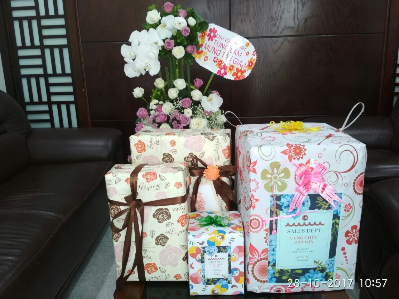 Chúc mừng nhà mới xếp